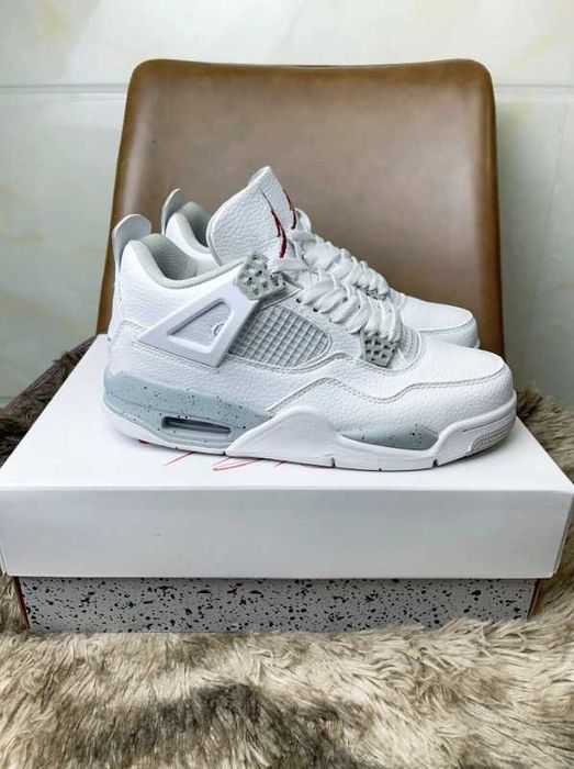 Jordan 4 Retro White Oreo R.45