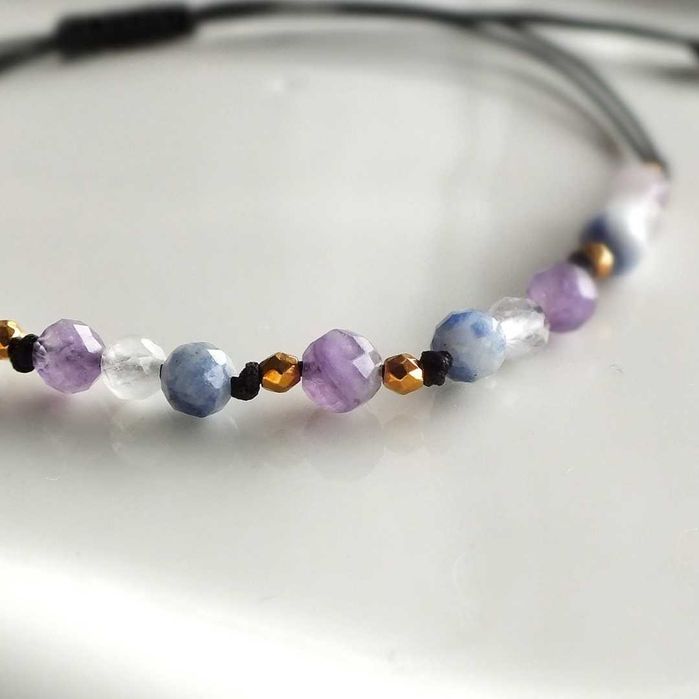 Bransoletka koncentracja fiolet