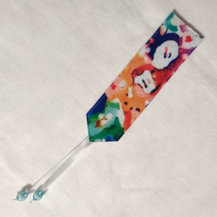 Z111 Zakładka do książki z filcu Handmade Rękodzieło