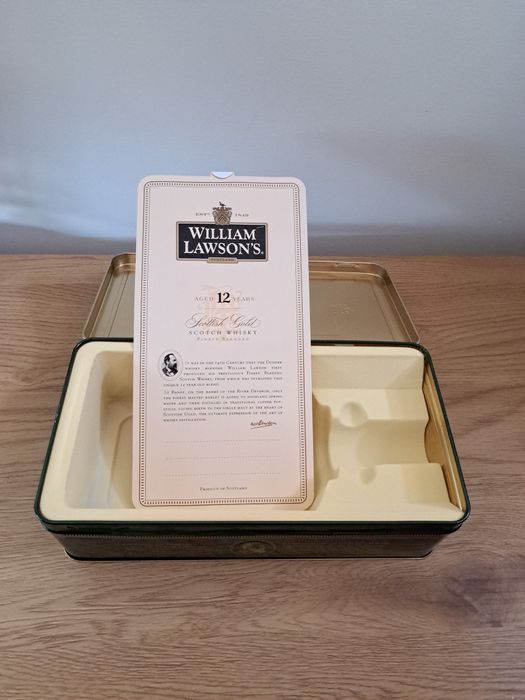 Caixa de whisky William Lawson's
