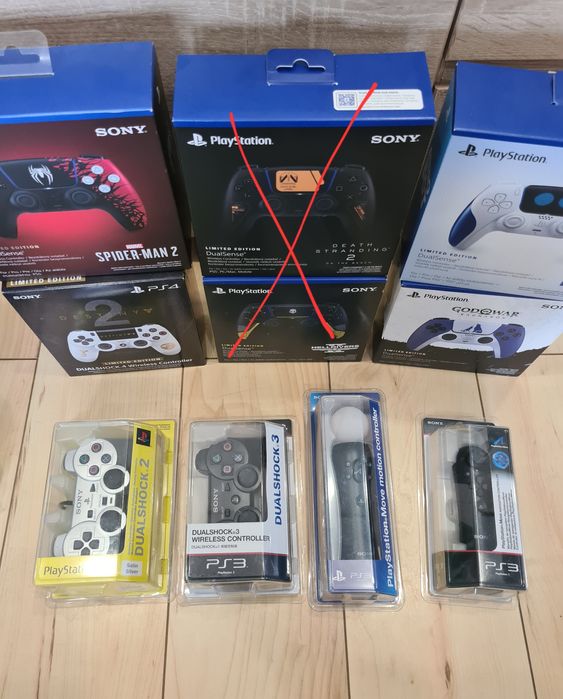 Nowe pady kontrolery dualshock dualsense dedykowane dla konsol Ps2, Ps