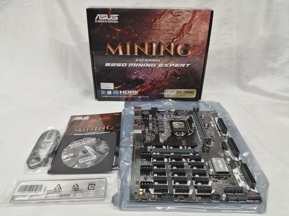 asus b250 mining expert - купити комплектуючі для ПК - Ціна