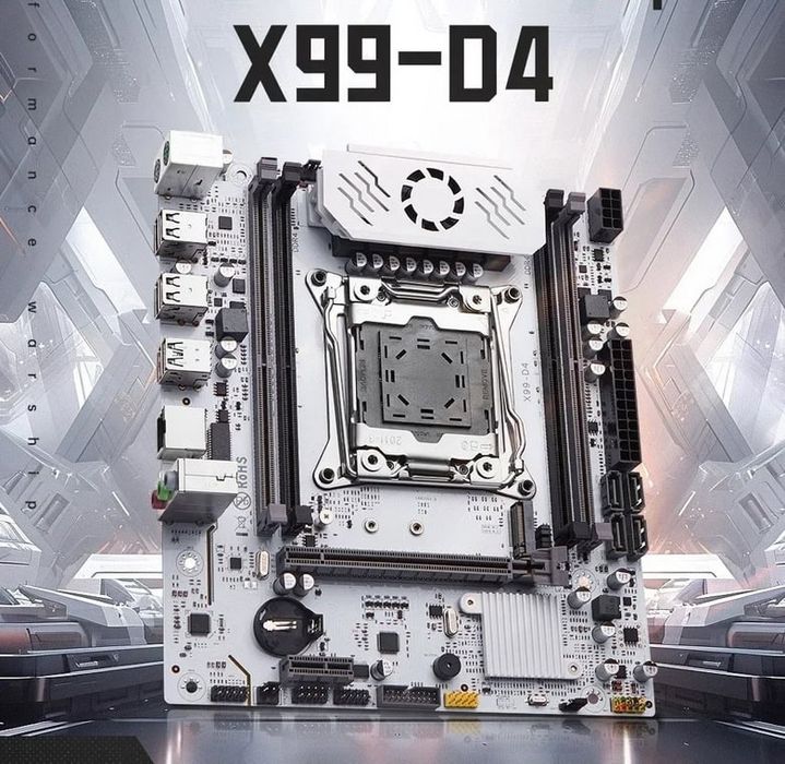 Материнская плата QIYIDA X99-D4+ процессор xeon2667v4 8 ядер