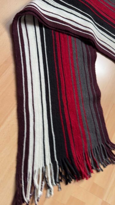 Elegancki męski szalik w paski
