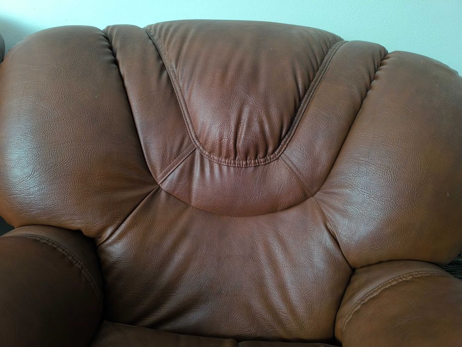 Sofás de Luxo em pele com cama incluída