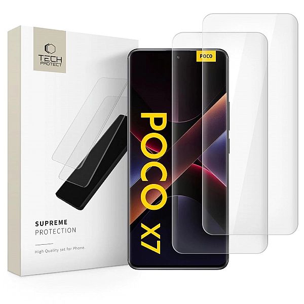 Szkło Hartowane Tech-Protect Glass Uv+ 2-Pack Xiaomi Redmi Note 14 Pro