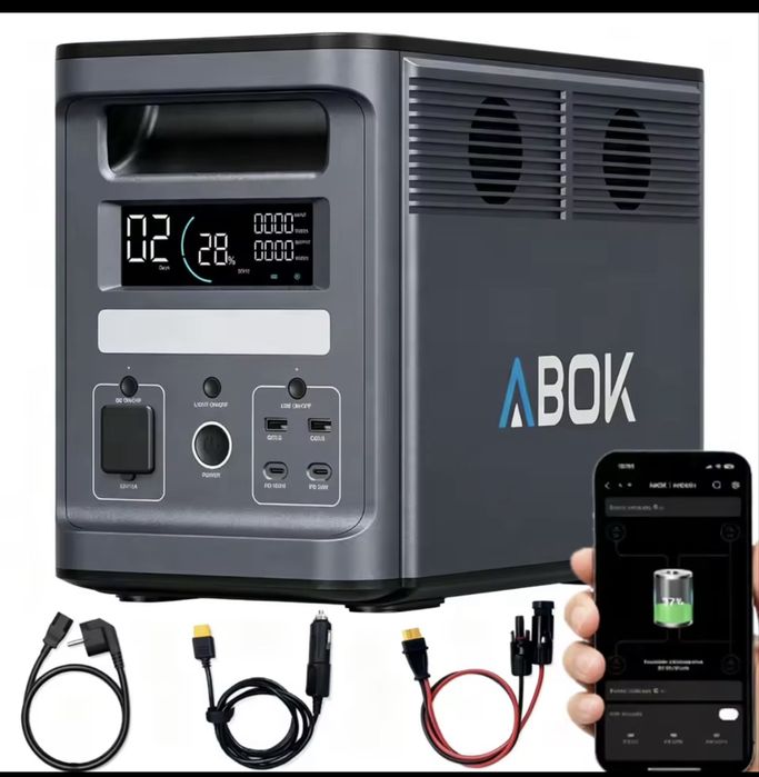 Зарядна станція ABOK ARK2000 2000W 1536Wh LiFePO4 / В НАЯВНОСТІ