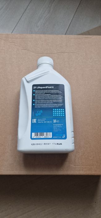 Масло трансмиссионное ZF LifeguardFluid 8, 1 л.