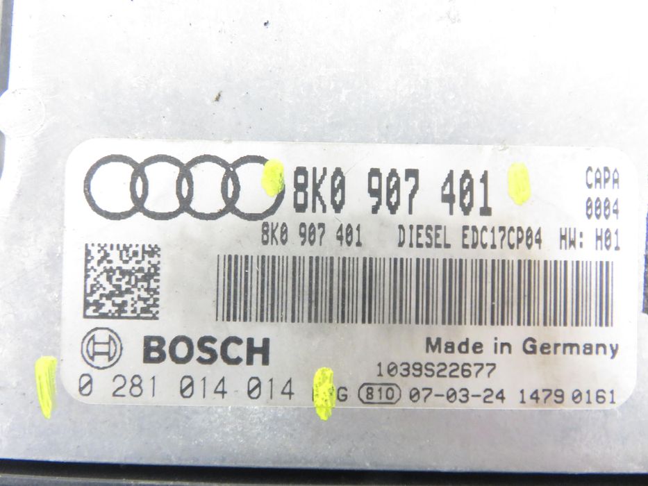 Sterownik Audi A5 (8t3) 3.0 Tdi Quattro - Capa