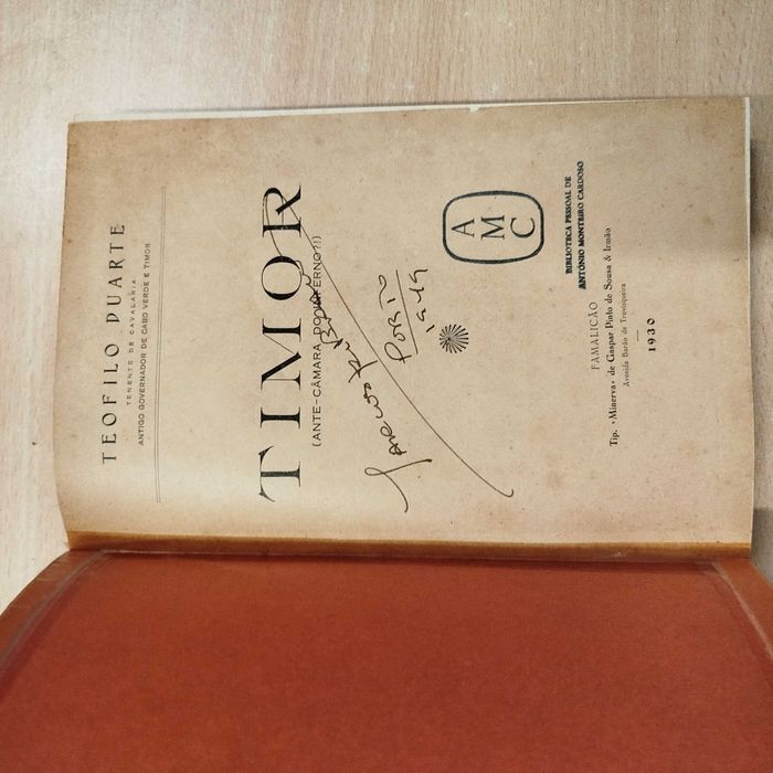 Timor ante- câmara do inferno de Teófilo Duarte