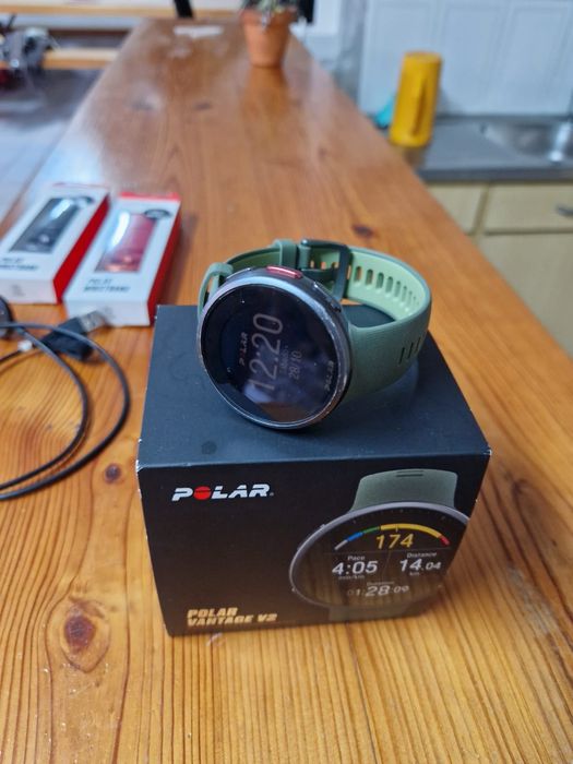 Relógio Polar Vantage V2 green Olive edition