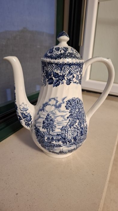 English porcelain teapot