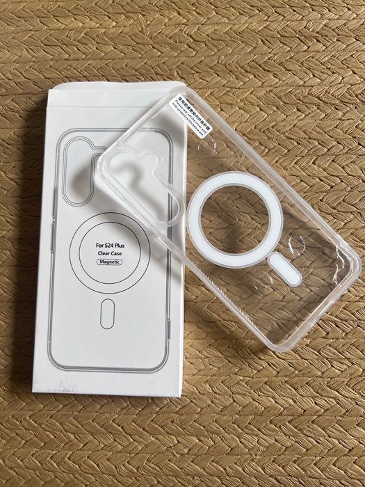 Etui Clear do Samsung Galaxy S24 Plus / MagSafe / szkło gratis - nowe