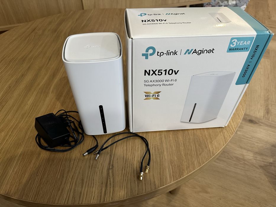 TP-Link NX510V – router 5G / LTE, Wi-Fi 6, złącza anten zewnętrznych