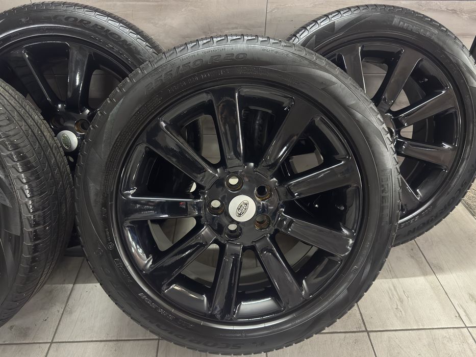 Alufelgi * koła * Range Rover * 255/50R20 * 5x120 * opony * Pirelli * wielosezonowe * czarne * Land Rover