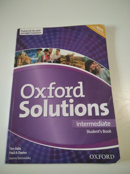 Oxford Solutions Intermediate podręcznik do nauki języka angielskiego