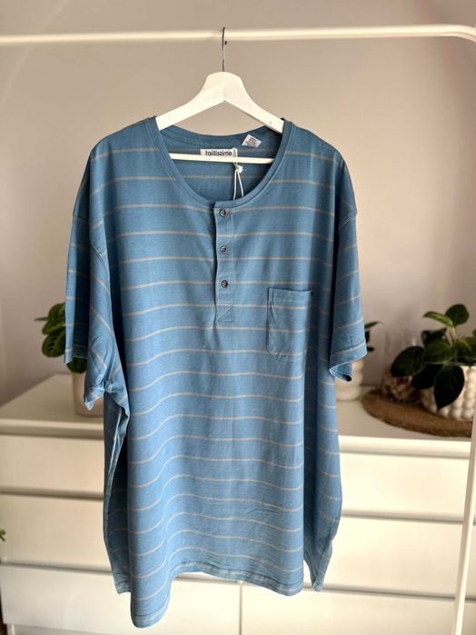 Koszulka męska PLUS SIZE bawełniana 66/68 TAILLISSIME 6XL TS0032A