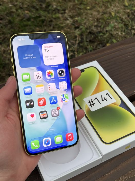 #141 IPhone 14 Plus 128gb Yellow Neverlock телефон, смартфон