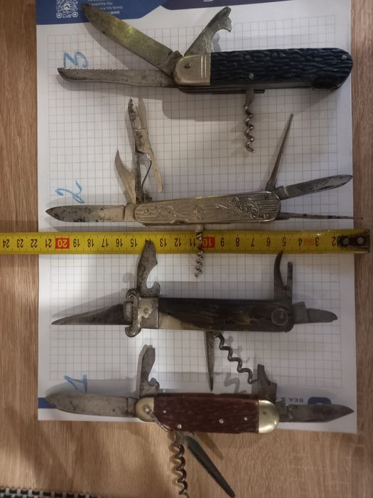 Перочинный довоенный нож BOKER 182. VEB SESTA. Ворсма