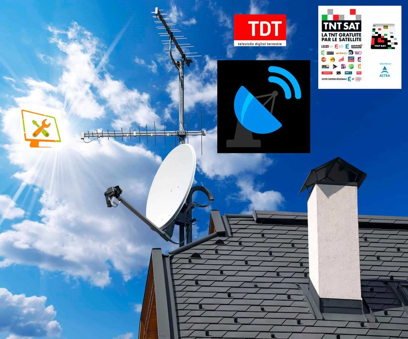 Instalador de televisão  por TDT , satélite e cabo