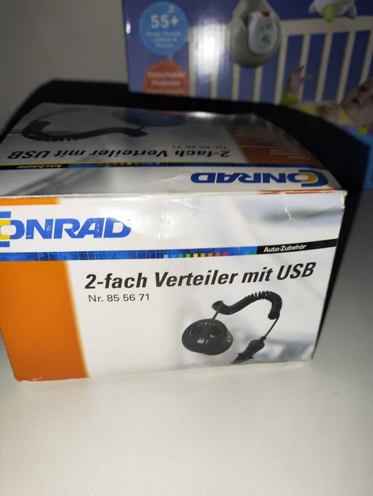 Rozdzielacz gniazda zapalniczki Conrad