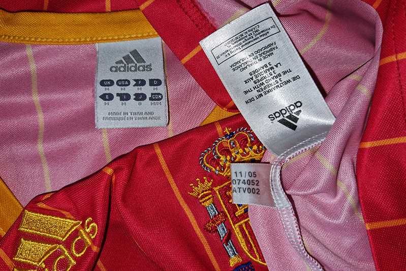 Hiszpania – Spain R.F.E.F. Adidas Climalite 2006-08 basic home size: M