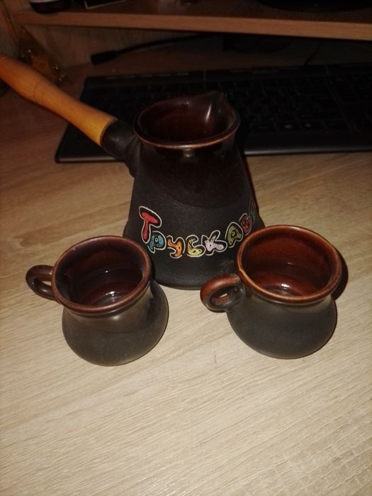 Кофейный глиняный набор