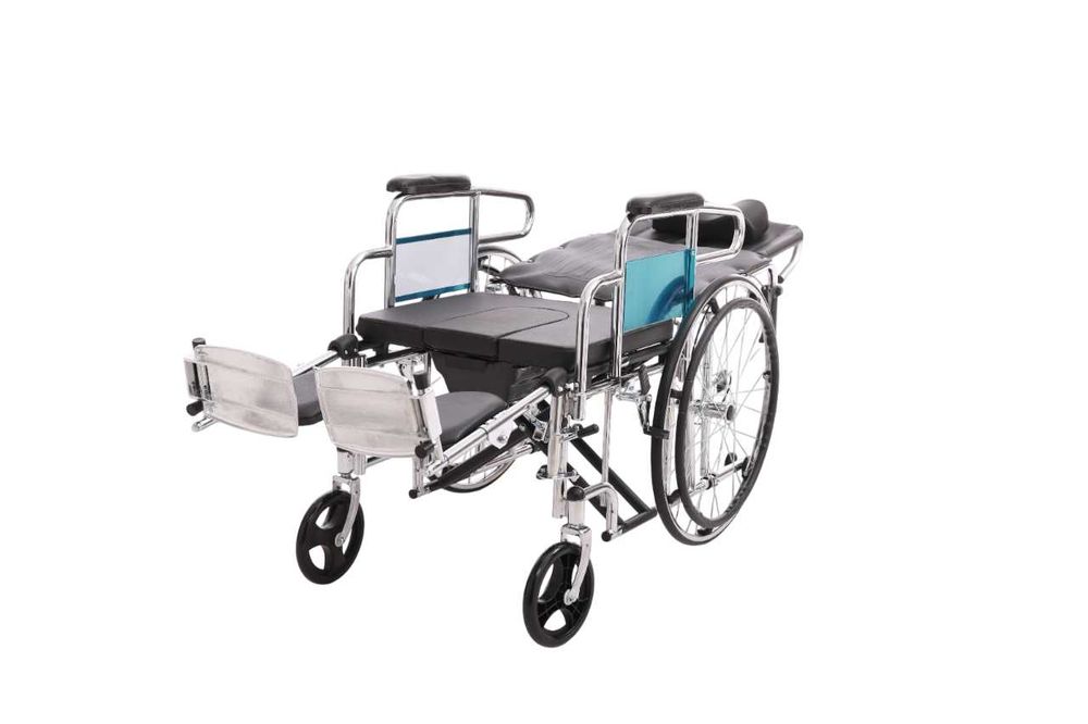 Інвалідний візок з туалетом сталевий MED1-KY608GC-51