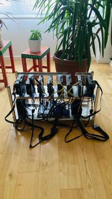 Koparka Kryptowalut 8 x 1660 Ti + Super