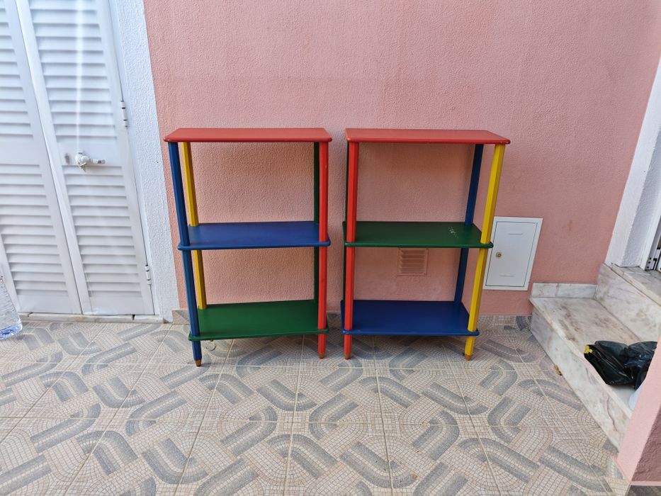 Duas estante lápis