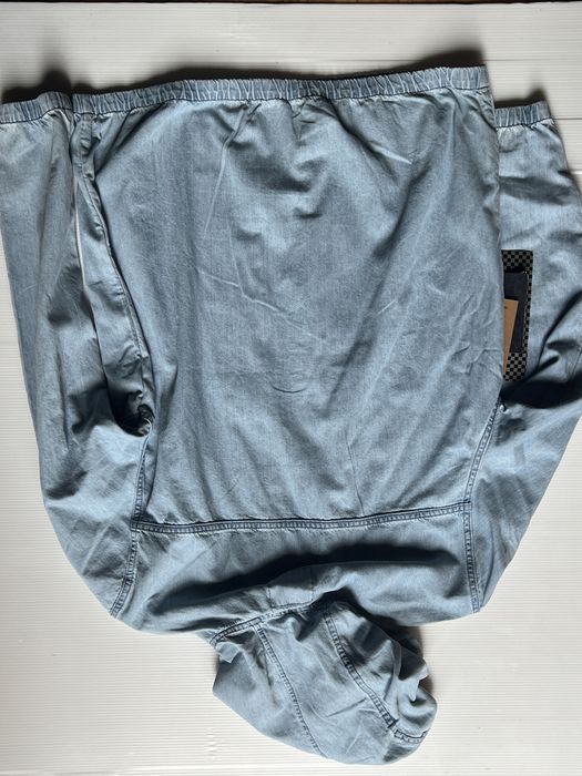 Bluza z kapturem Vans Ashford Denim FZ niebieska M