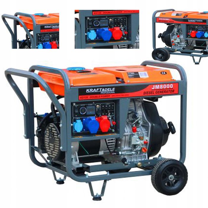 Agregat Prądotwórczy Diesel 8KW 230/280V KD126 Mocny