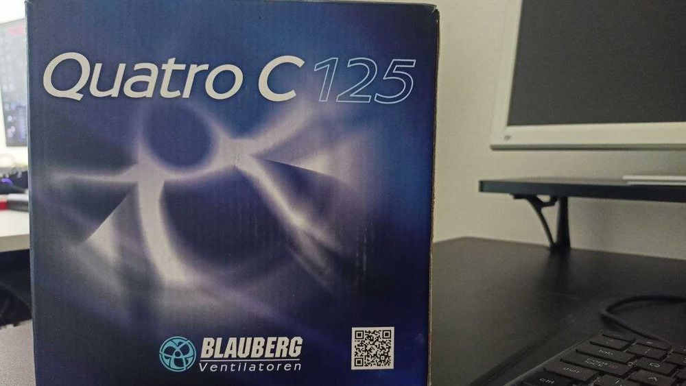 Wentylator łazienkowy biały, Quatro C ,  125mm