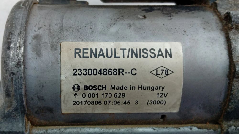 Motor de arranque RENAULT Scénic IV (J9_)
