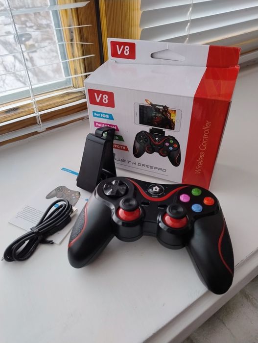 Джойстик бездротовий Bluetooth V8
