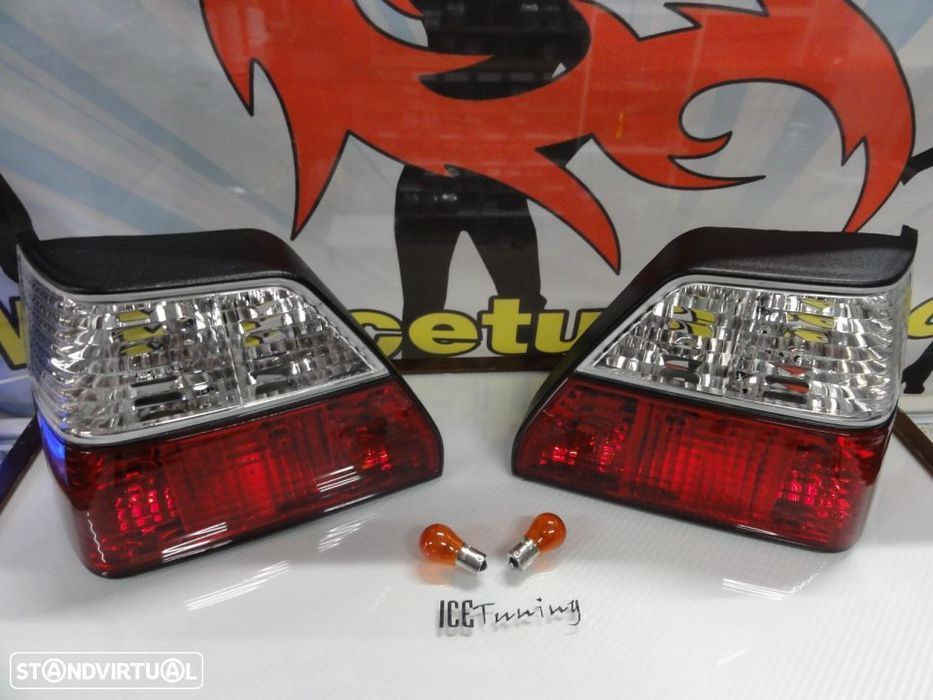 Farois Lexus VW Golf 2 / II Vermelho cristal
