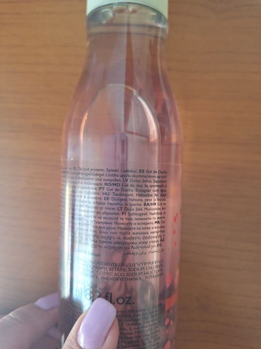 Gel de Banho com Morango Biológico 250ml Oriflame
