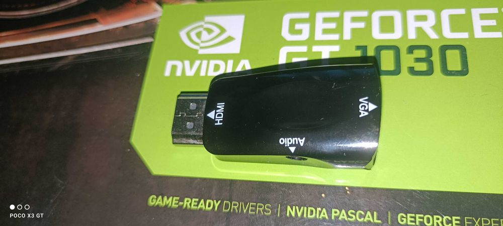 Перехідник HDMI-VGA зі звуком