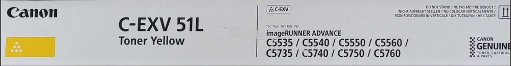 Toner Canon C-EXV 51L Yellow
