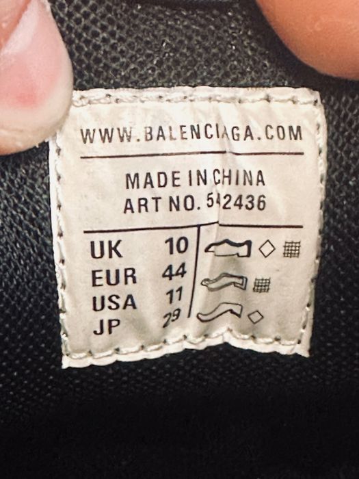 Balenciaga Track Sneaker White Black 44 Кросівки Баленсіага Трек траки Білі Чорні Нові Чоловіче Взуття 1 New
