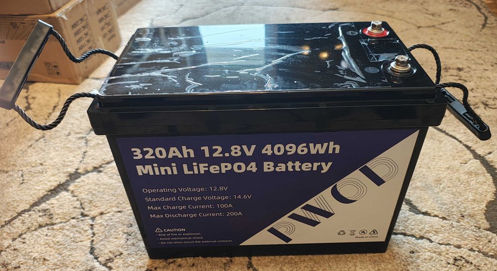 Akumulator PWOD LiFePO4 320Ah, 12 Volt