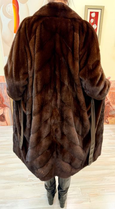 Шуба норкова розкішна