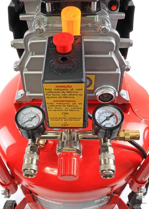 Compressor de Ar 50 Lts Vertical 2 HP 8 Bares SUPER PREÇO