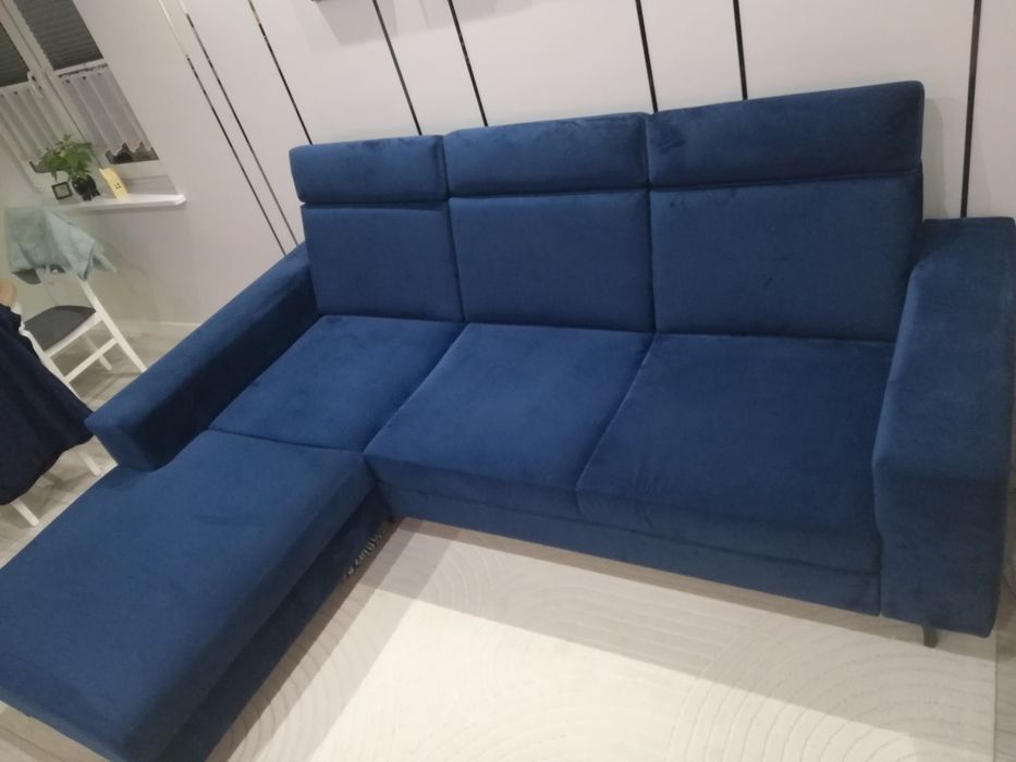 Sprzedam Narożnik Sydney Lewy granatowy z pow. spania