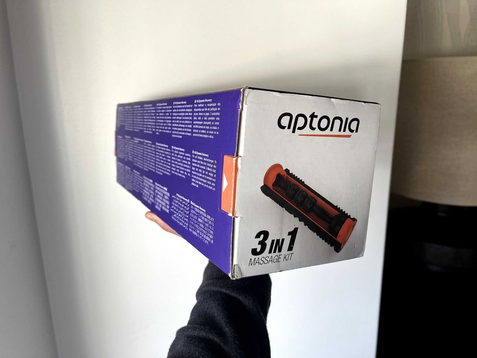 Kit Rolo de Massagem / Foam Roller 3 em 1 (NOVO)