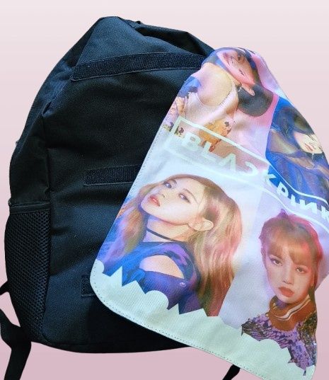 Школьный рюкзак black pink и сумка для обуви
