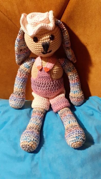 Królik na szydełku hand made