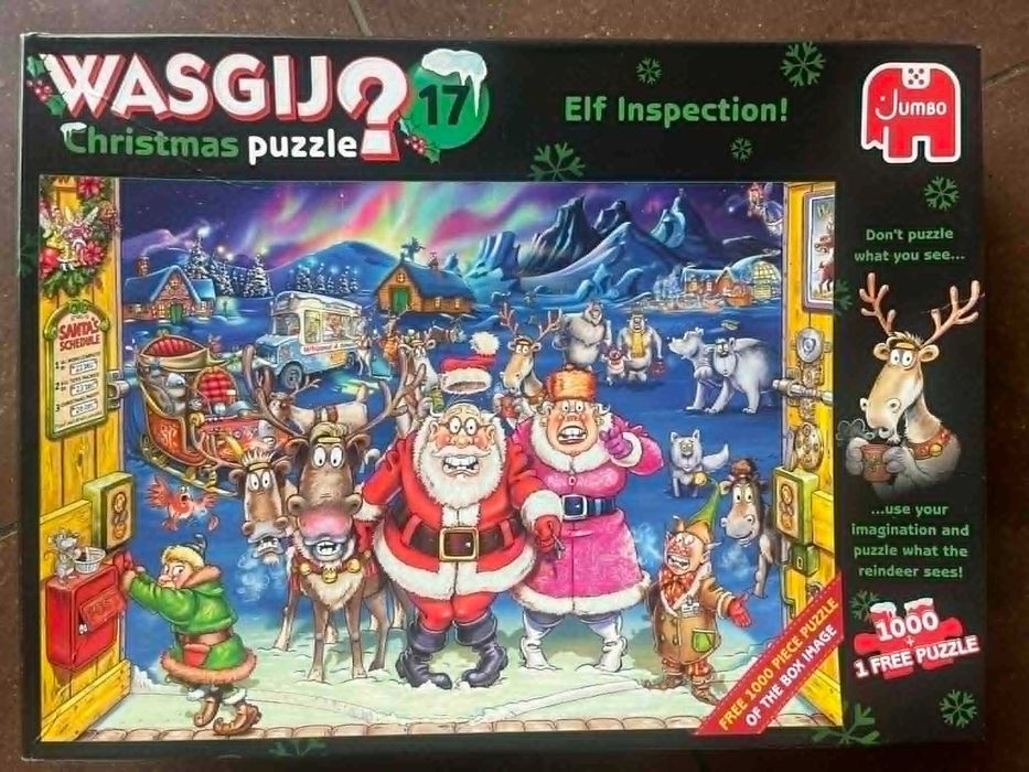 Puzzle Jumbo Wasgij 17 Christmas  Elf Inspection  2000