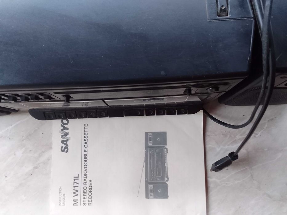 магнітофон магнитофон двухкассетный SANYO