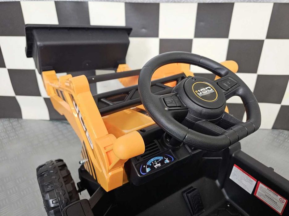 TRAKTOR Koparka Ładowarka JCB Spychacz Ciągnik Auto AKUMULATOR DZIECI
